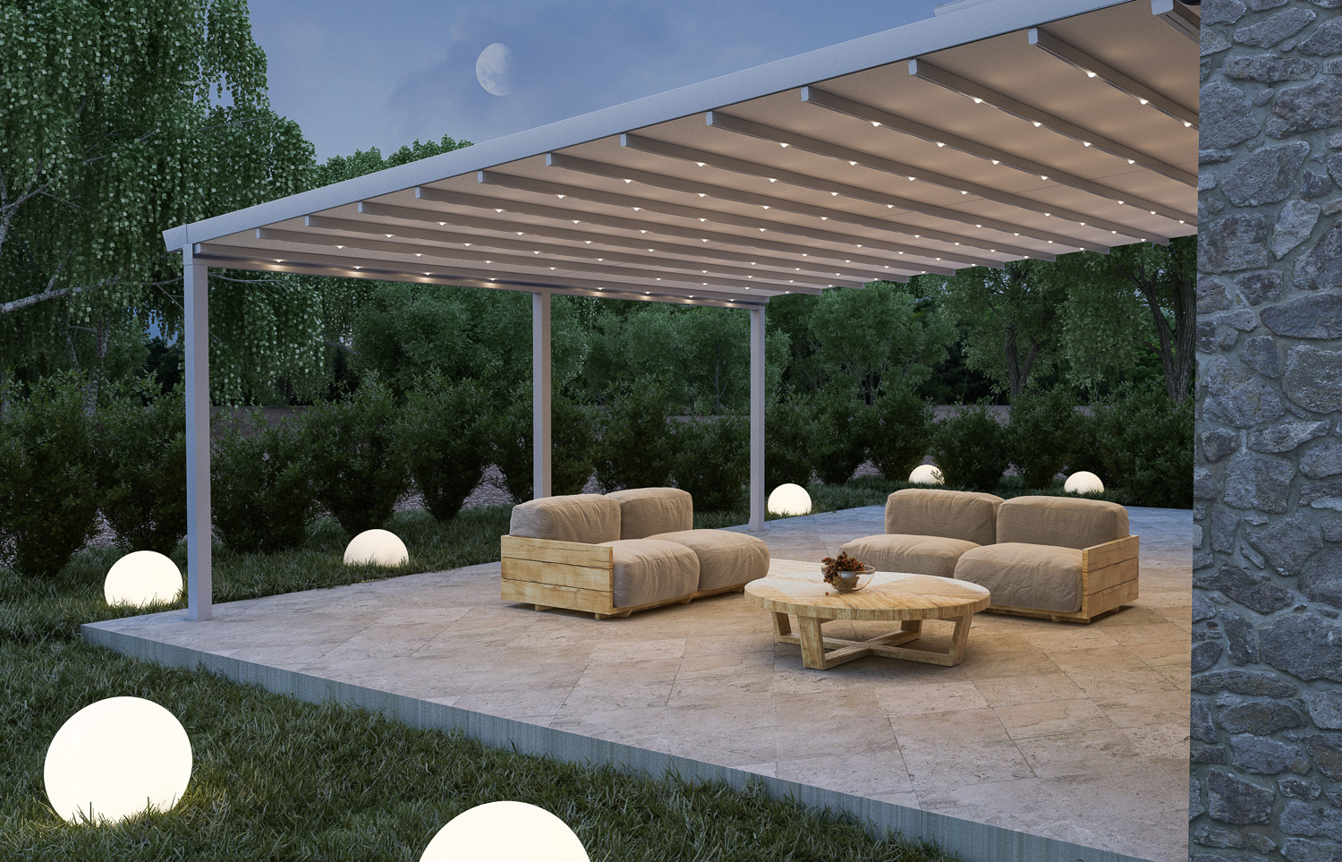 Motorlu Pergola 